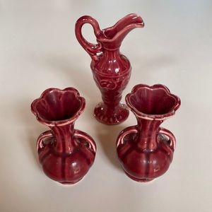 VTG Shawnee Pottery Mini Vases